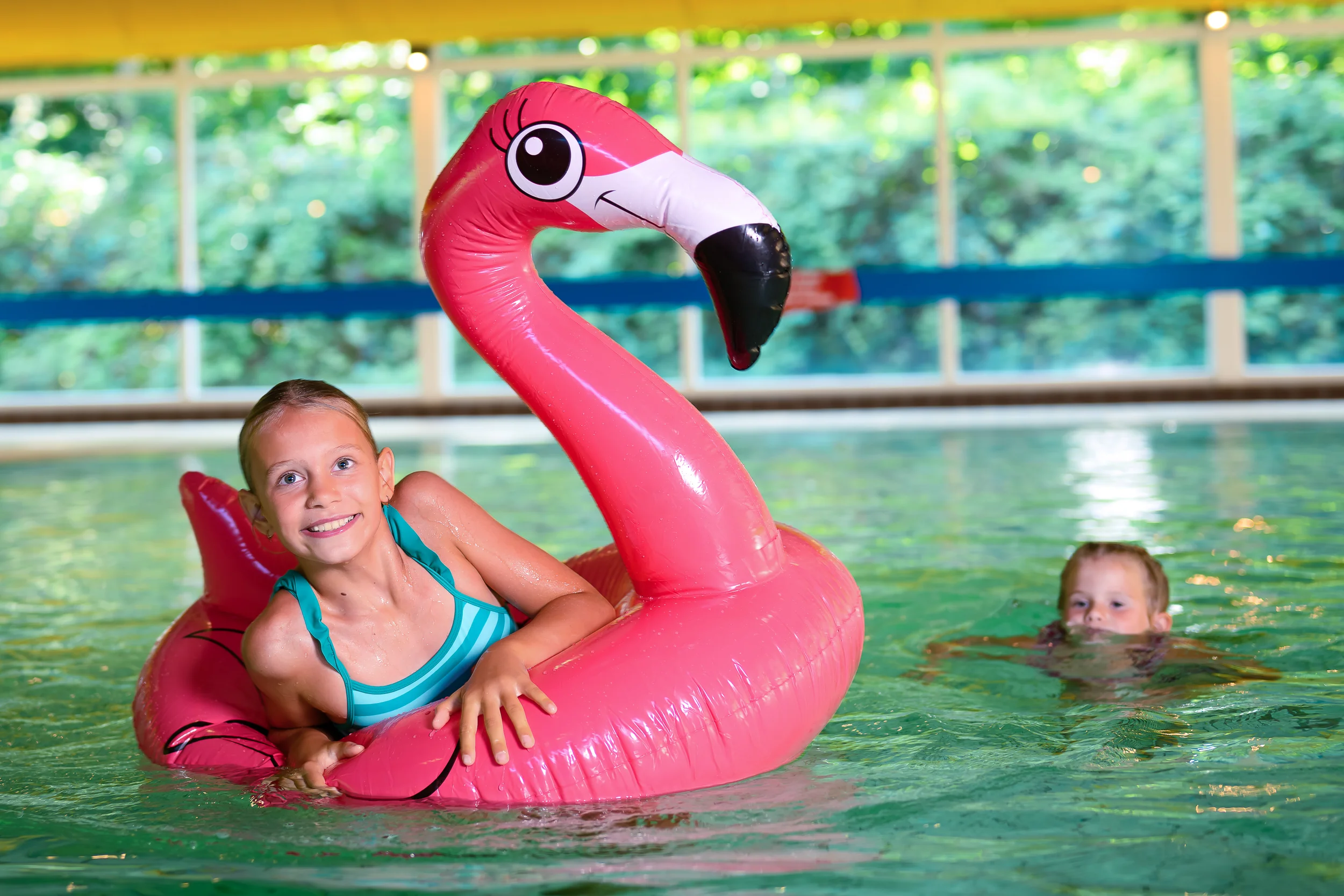 Swimming at Walibi World